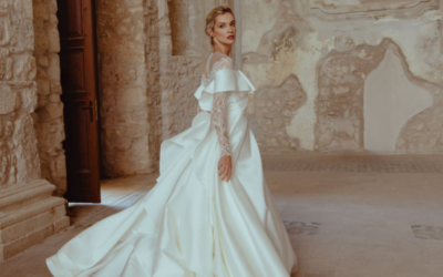 Abito da sposa redingote: quando l’eleganza diventa architettura sartoriale