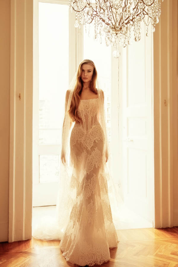 abito da sposa janette in pizzo