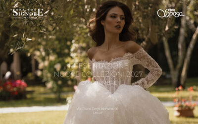 Eleganza, Libertà e Alta Sartoria: Le tre anime di Maison Signore in passerella da Idea Sposa Lecce
